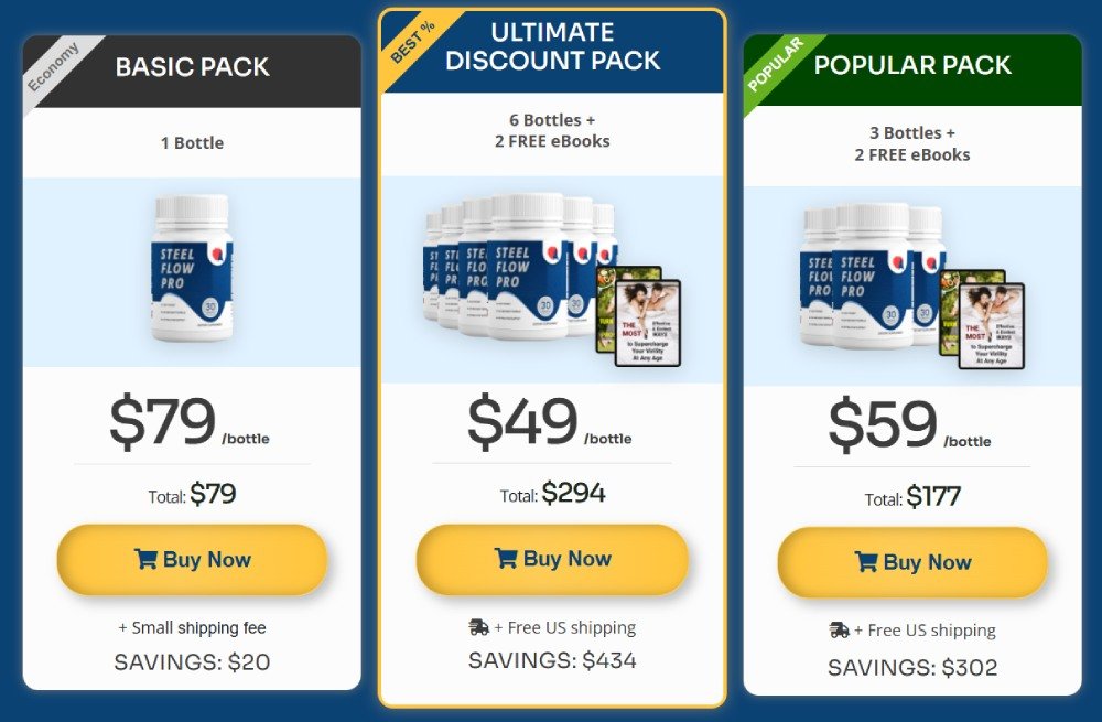 Steel Flow Pro Price